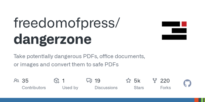 Take potentially dangerous PDFs, and convert them to safe PDFs