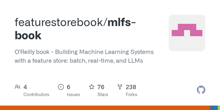 Machine Learning Feature Store Book – Example Projects