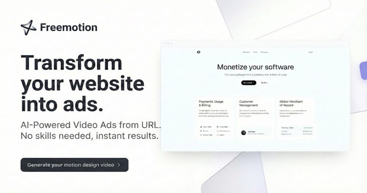 Show HN: FreeMotion – Browser-based Remotion editor with site scraping record