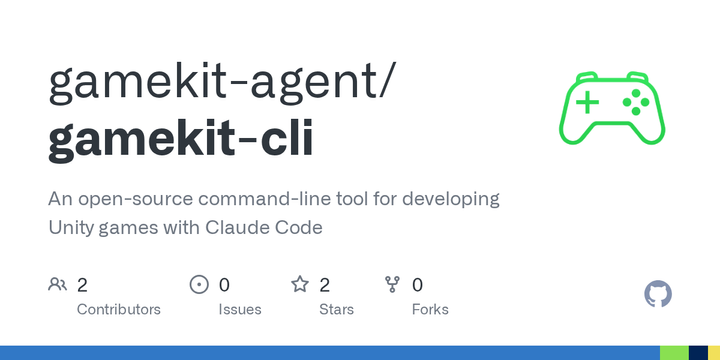 Show HN: Gamekit-CLI – Use Claude Code to quickly create games in Unity