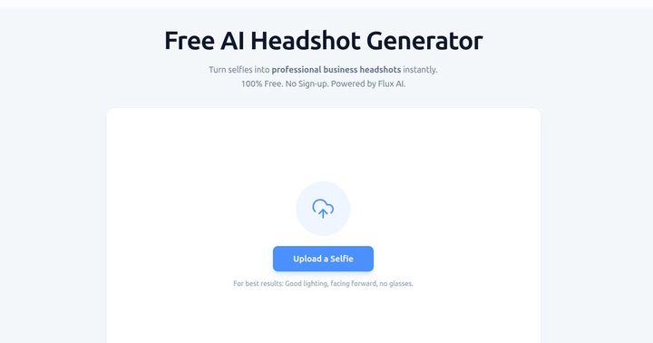 Show HN: Free AI Headshot Generator