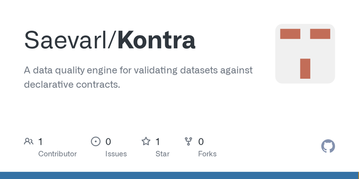 Show HN: Kontra, a data quality validator that avoids unnecessary full scans