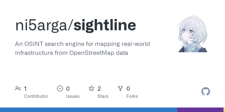 Show HN: Sightline – Shodan-style search for real-world infra using OSM Data