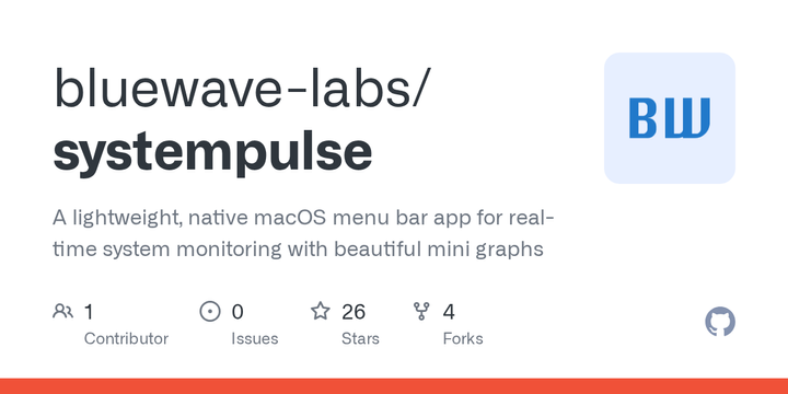 Show HN: A lightweight, native macOS menubar app for monitoring with mini graphs