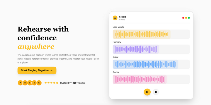 Show HN: Helping my band rehearse remotely without installing a DAW
