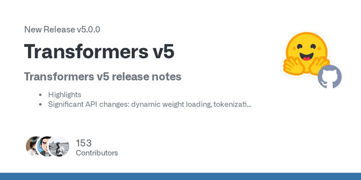 Transformers V5 is out!