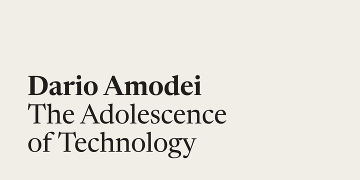 The Adolescence of Technology