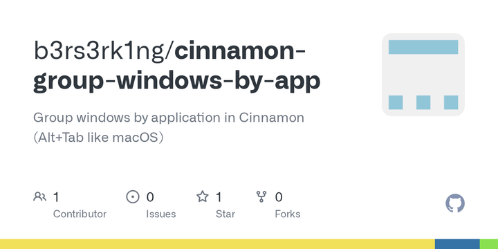 Cinnamon: Group Windows by Application (macOS-Style Alt+Tab for Linux Mint)
