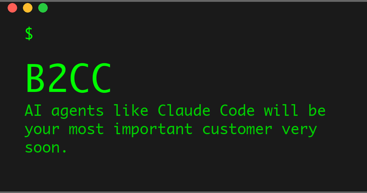 Claude Code is your customer