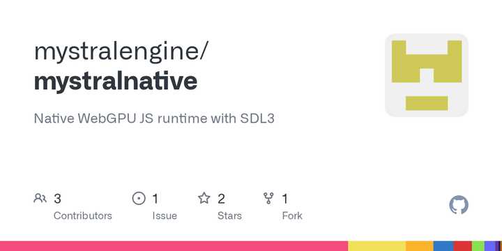 Show HN: Mystral Native – Run JavaScript games natively with WebGPU (no browser)