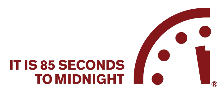 It is now 85 seconds to midnight
