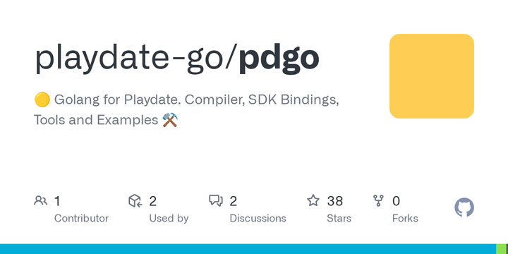 Write Games for Playdate in Golang