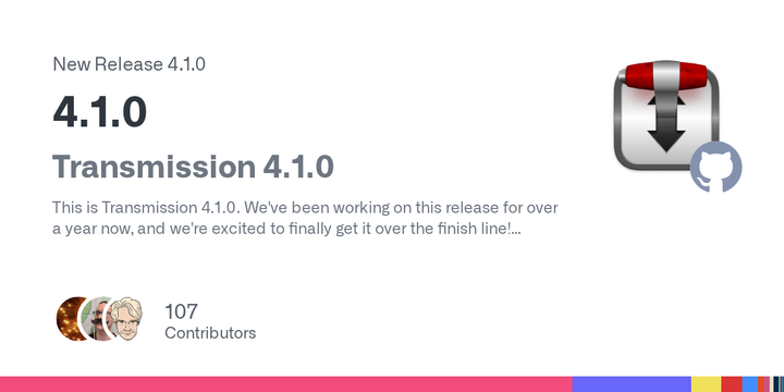 Transmission 4.1.0