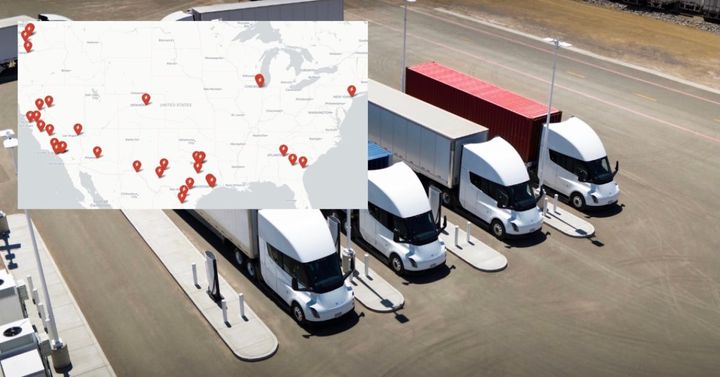 Tesla lands major Semi charging deal with nation's largest truck stop operator