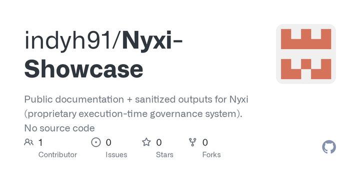 Show HN: Nyxi – Execution-time governance for irreversible