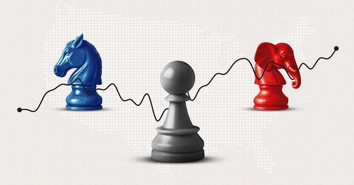 New high of 45% in US identify as political independents