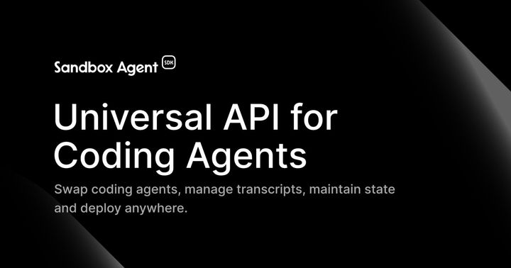 Show HN: Sandbox Agent SDK – unified API for automating coding agents