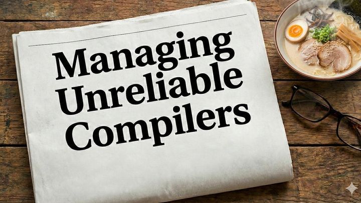 Managing Unreliable Compilers