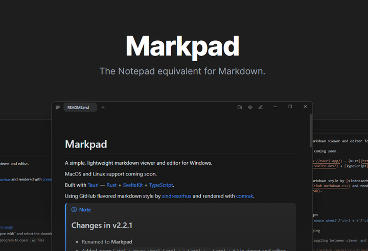 Show HN: Markpad – The Notepad Equivalent for Markdown