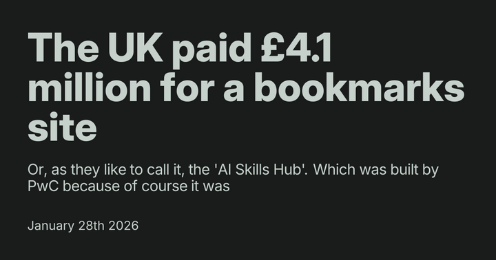 The UK paid £4.1M for a bookmarks site