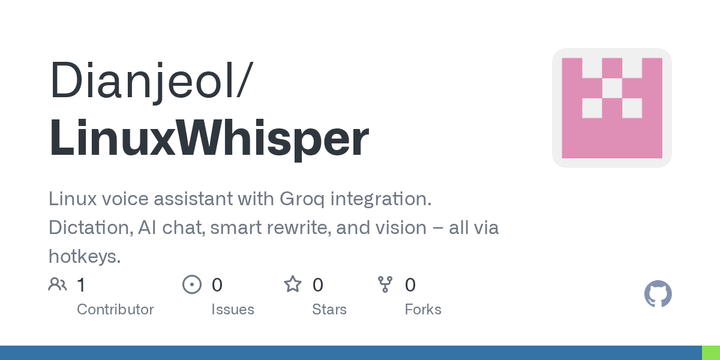 Show HN: LinuxWhisper – A native AI voice assistant for Linux (Groq/GTK)