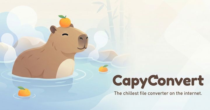 Capybara themed free file converter