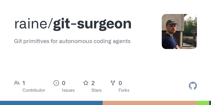 Show HN: Git primitives for autonomous coding agents