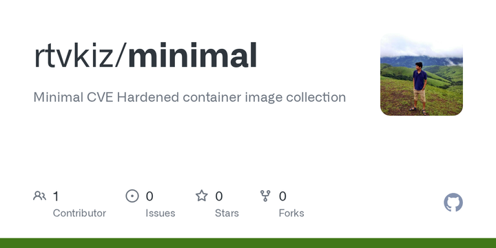 Show HN: Minimal – Open-Source Community driven Hardened Container Images