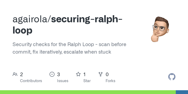Show HN: Securing the Ralph Wiggum Loop – DevSecOps for Autonomous Coding Agents