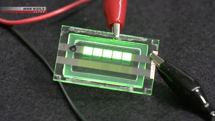 NHK, university researchers develop power-generating OLED display device