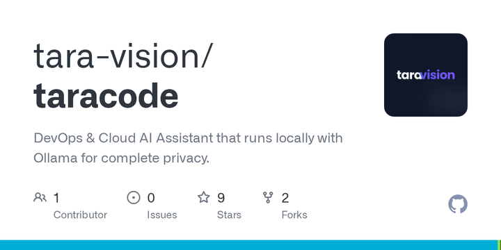 Show HN: Taracode – Open-source DevOps AI assistant that runs 100% locally