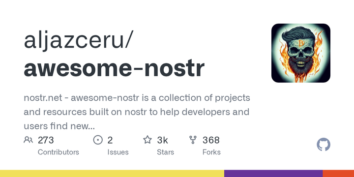 A Collection of Awesome Nostr Projects