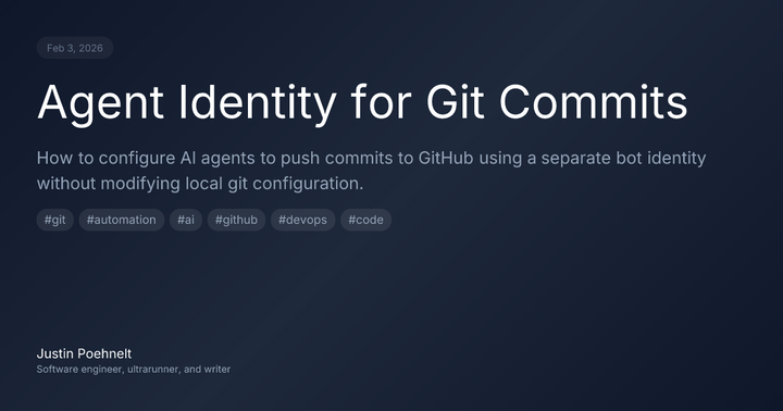 Agent Identity for Git Commits