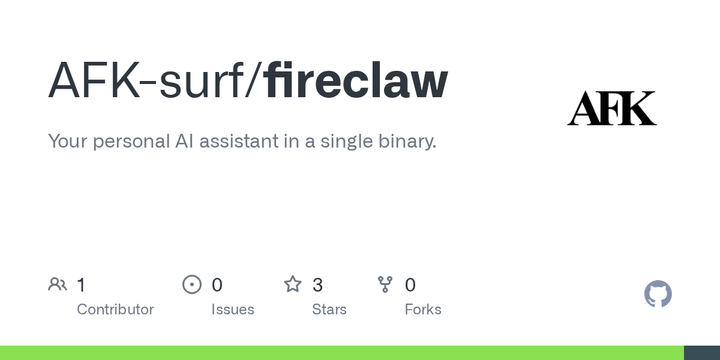 FireClaw: Personal OpenClaw assistant in a single binary, built on Firecracker