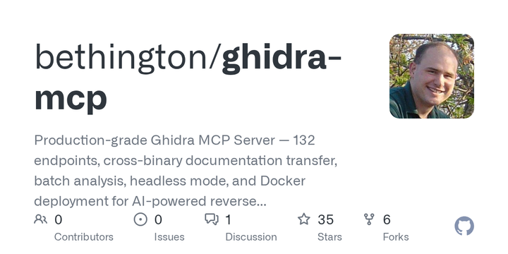 Show HN: Ghidra MCP Server – 110 tools for AI-assisted reverse engineering