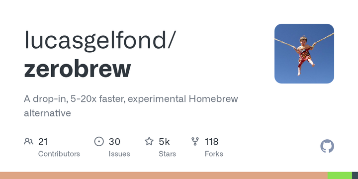 Show HN: Zerobrew – Alternative to Homebrew