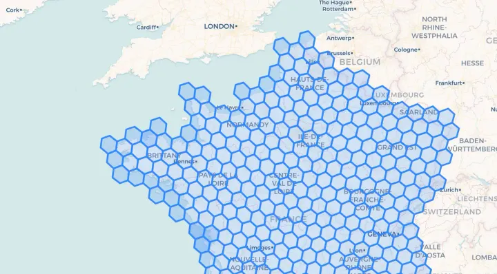 How we made geo joins 400× faster with H3 indexes