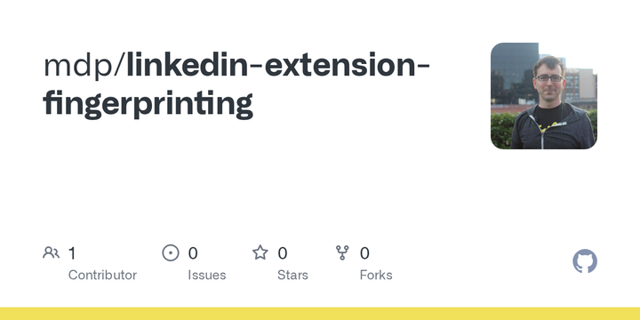 LinkedIn checks for 2953 browser extensions