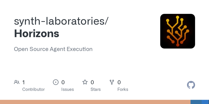 Horizons – OSS Agent Execution Engine
