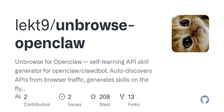 Unbrowse – 100x faster web automation for AI agents