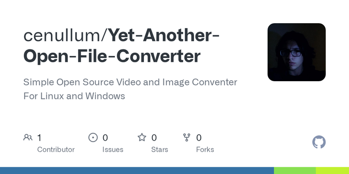 I made a simple image and video converter for Linux and windows