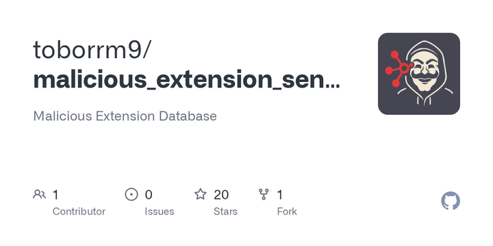 Show HN: Daily-updated database of malicious browser extensions
