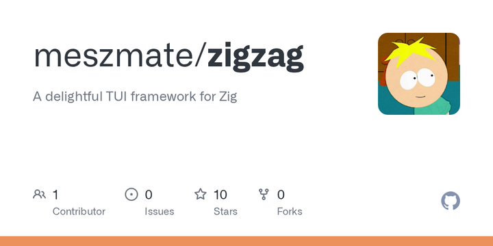 Show HN: ZigZag – A Bubble Tea-Inspired TUI Framework for Zig