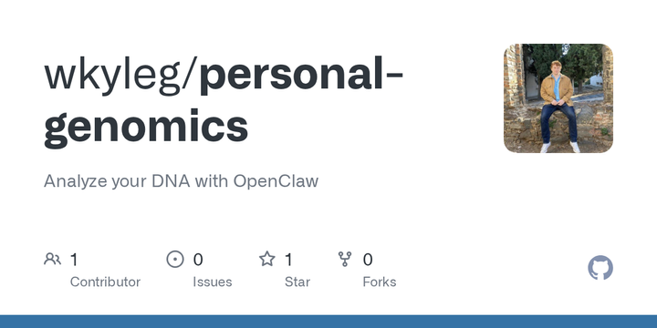 Show HN: Local DNA analysis skill for OpenClaw