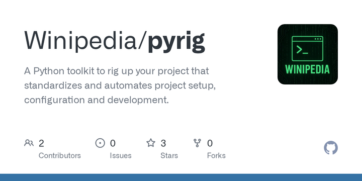 Show HN: Pyrig – One command to set up a production-ready Python project