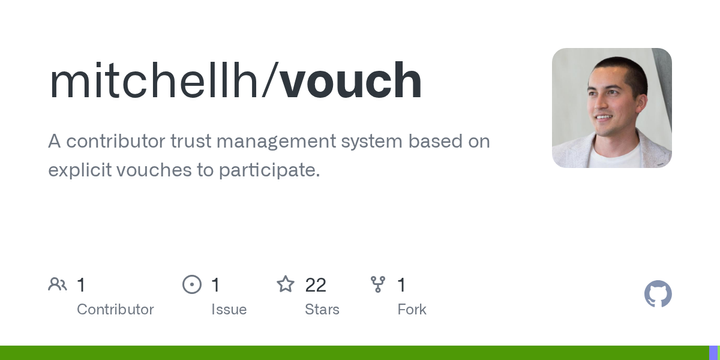 Vouch: A contributor trust management system