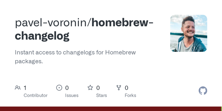 Show HN: brew changelog – find upstream changelogs for Homebrew packages