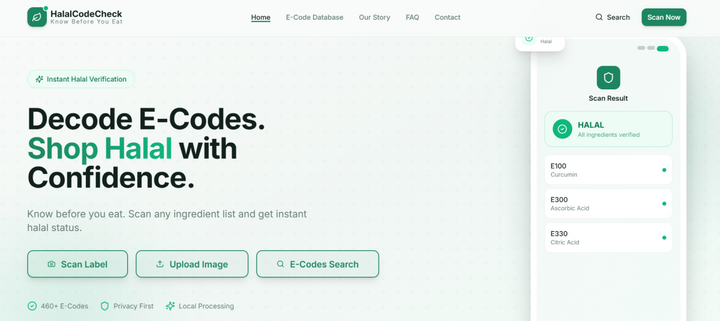 Show HN: HalalCodeCheck – Verify food ingredients offline