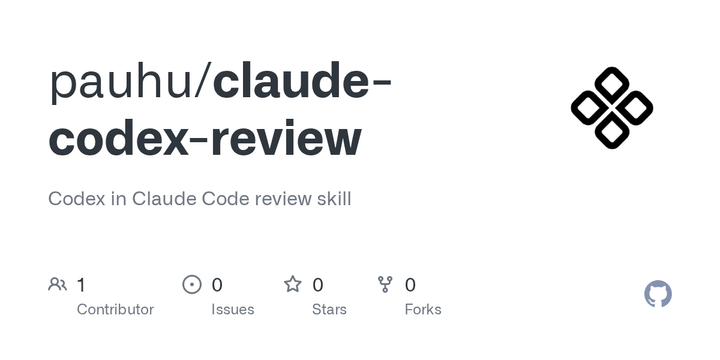 Show HN: Claude Code skill that uses Codex as MCP server for code review