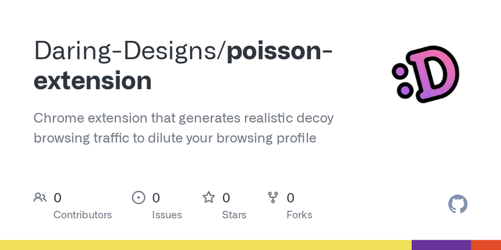 Show HN: Poisson – Chrome extension that buries your browsing in decoy traffic
